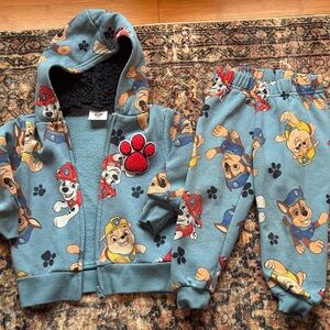 Paw Patrol Navy and Light Blue Fleece Jacket — Toddler 2T